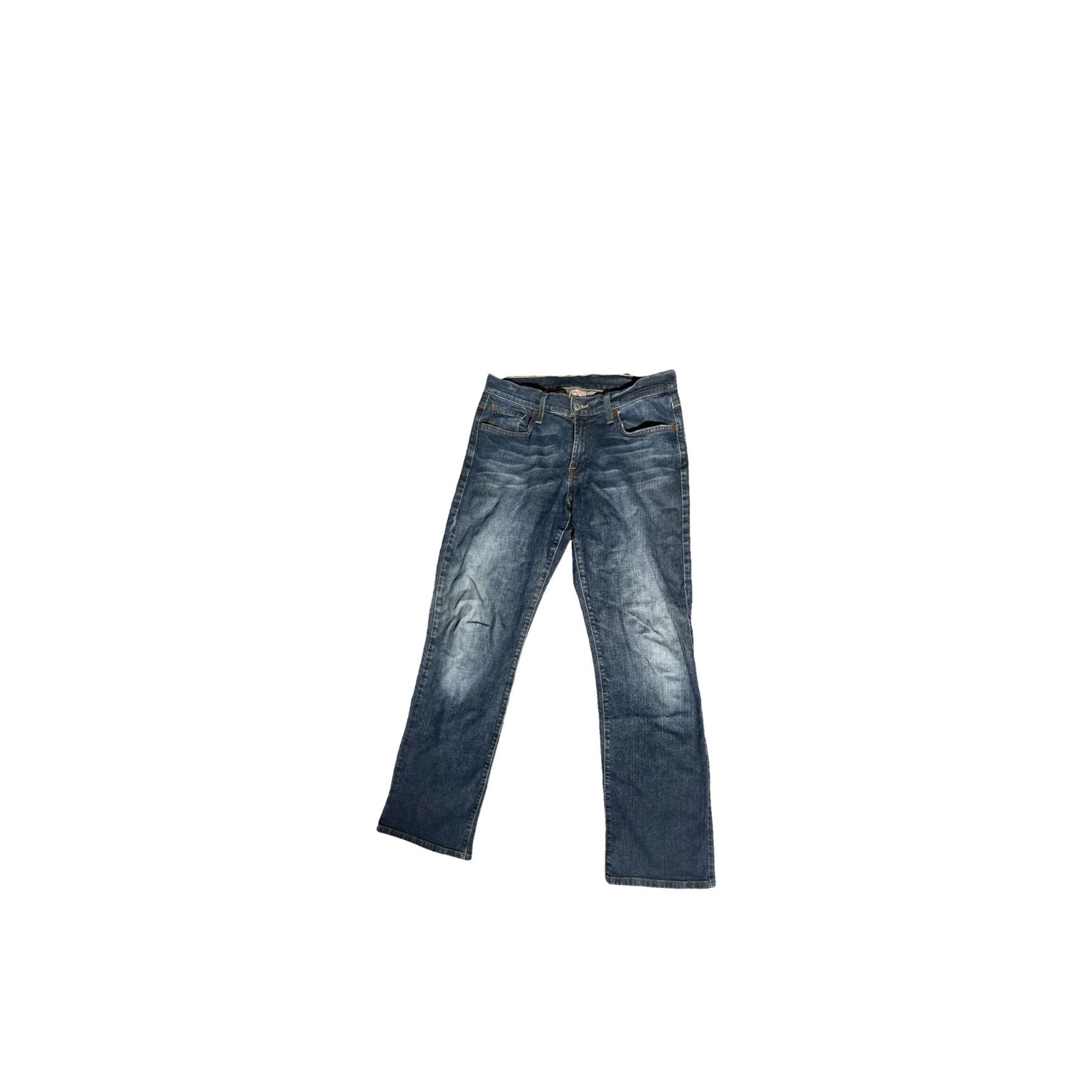 Lucky Brand Dungarees Womens Dark Wash Denim Jeans Classic Relaxed Fit